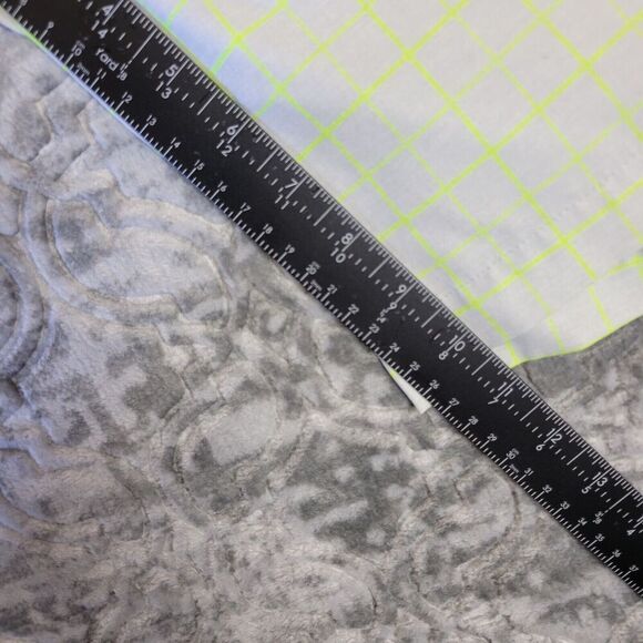 Nike Golf Shorts Mens 36 Light Gray Volt Tour Performance Dri-Fit Plaid Golfer - Picture 10 of 12